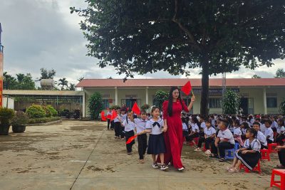 TRƯỜNG TIỂU HỌC EA MTÁ LONG TRỌNG TỔ CHỨC LỄ KHAI GIẢNG NĂM HỌC 2025 – 2026